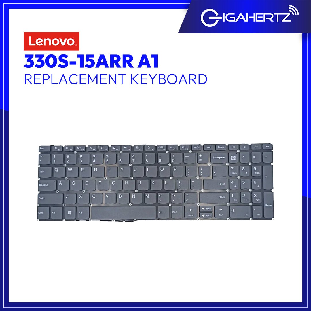 Replacement Keyboard Keys for Lenovo 330S - 15ARR A1 | Gigahertz