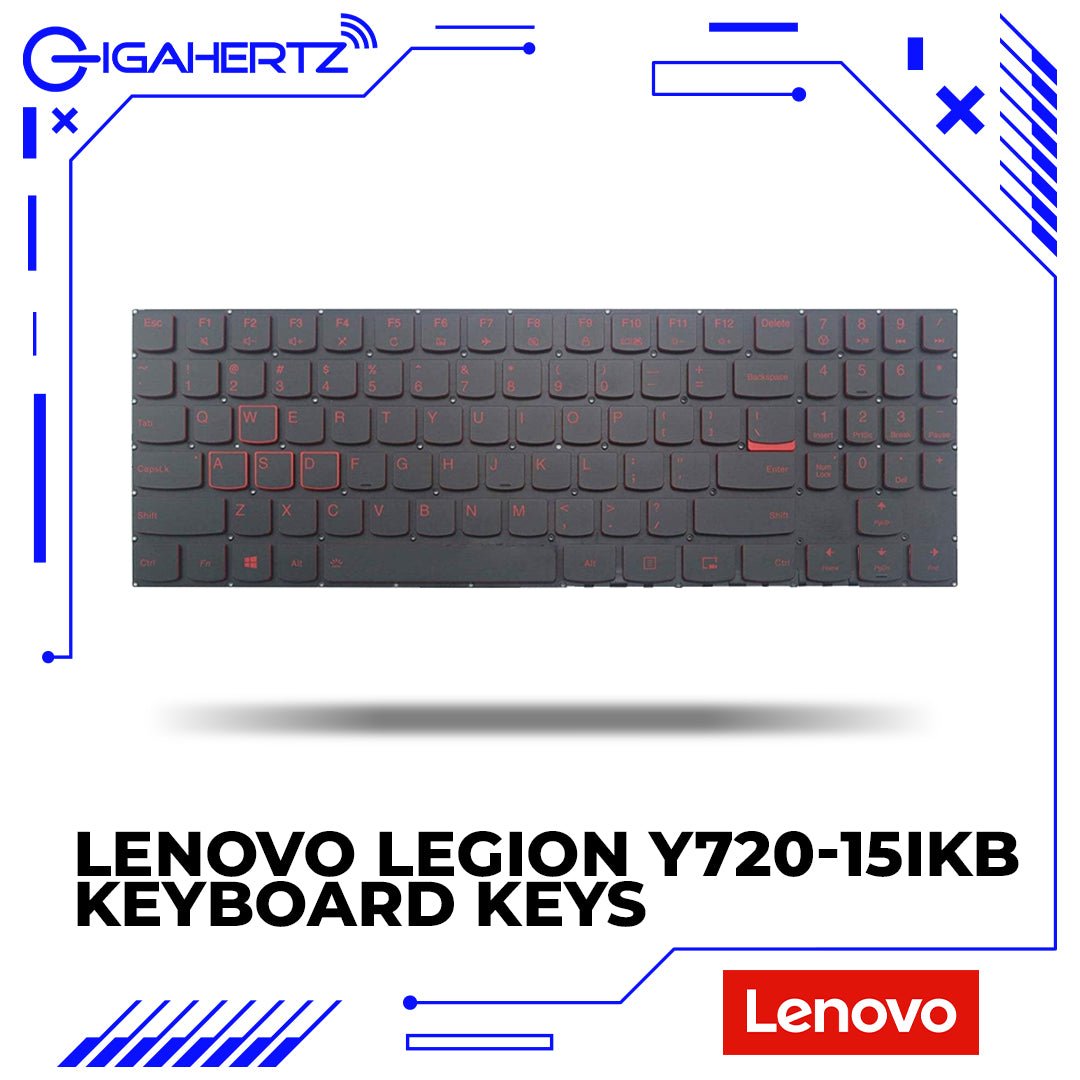 Replacement Keyboard Keys For Lenovo Legion Y720 - 15IKB A1 | Gigahertz