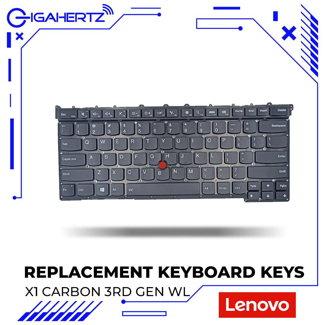 Replacement Keyboard Keys For Lenovo X1 Carbon 3rd Gen WL | Gigahertz