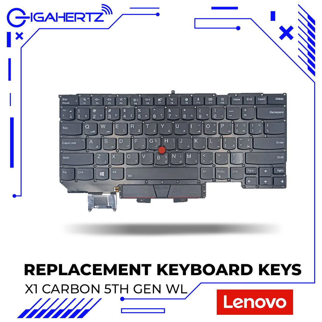 Replacement Keyboard Keys for Lenovo X1 Carbon 5th Gen WL | Gigahertz