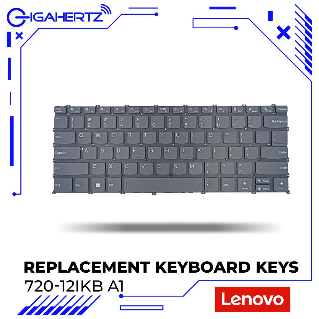 Replacement Keyboard Keys For Lenovo Yoga 720 - 12IKB A1 | Gigahertz