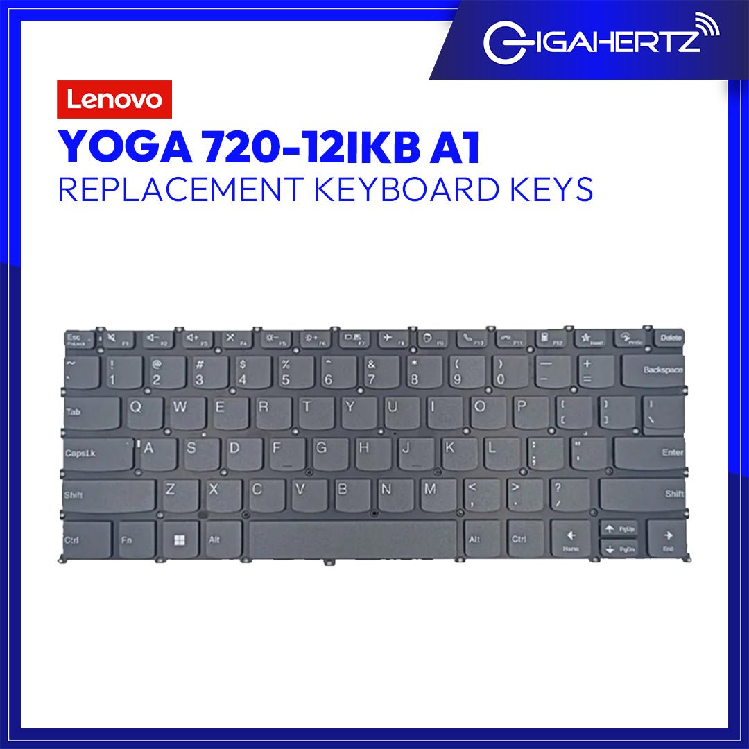 Replacement Keyboard Keys For Lenovo Yoga 720 - 12IKB A1 | Gigahertz