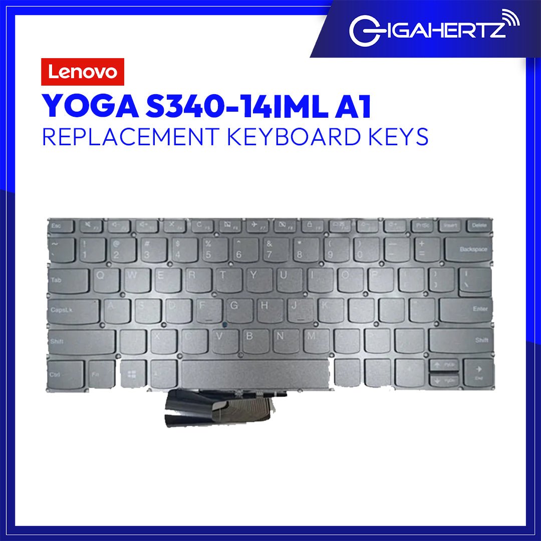 Replacement Keyboard Keys For Lenovo Yoga S340 - 14IML A1 | Gigahertz