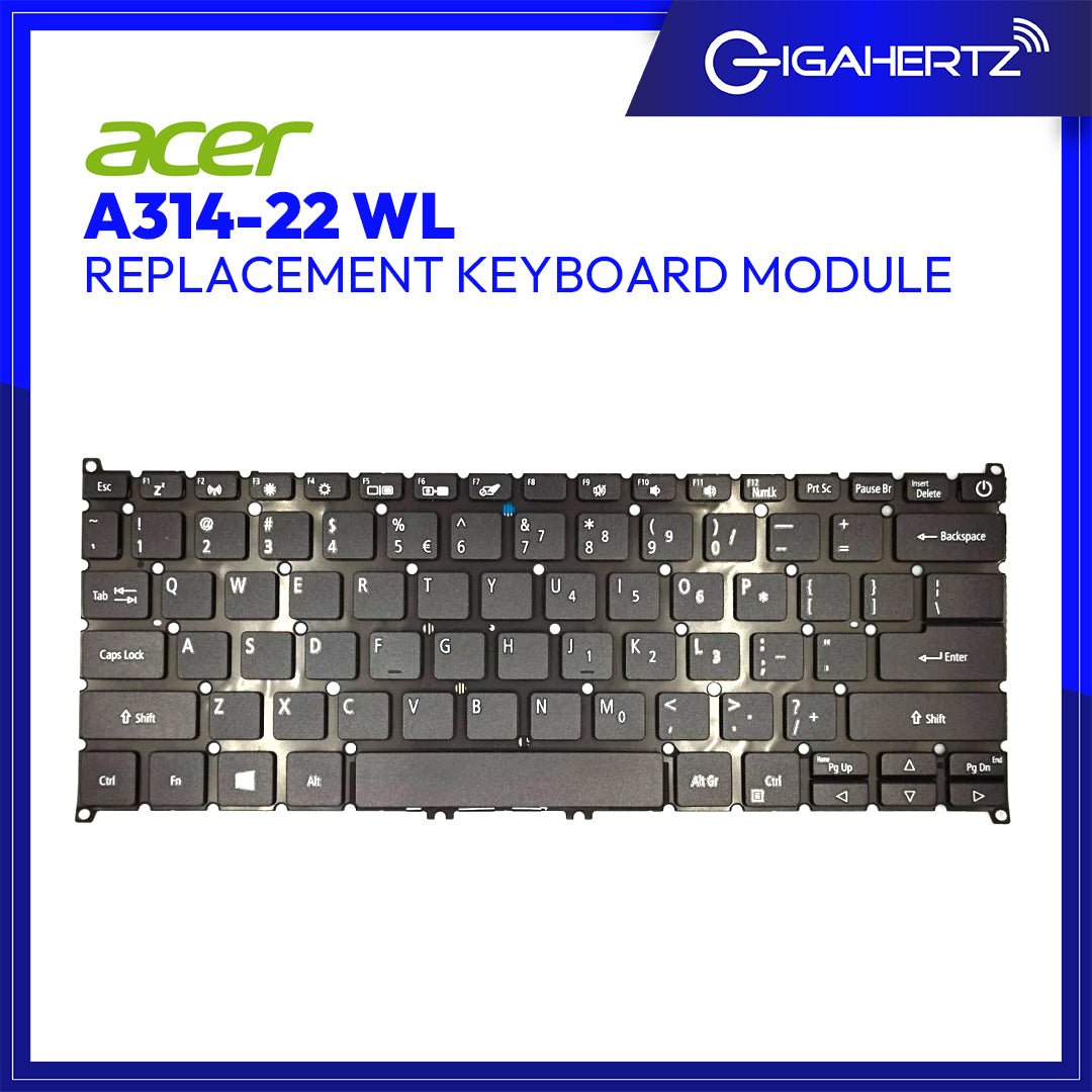 Replacement Keyboard Module for Acer A314 - 22 WL | Gigahertz