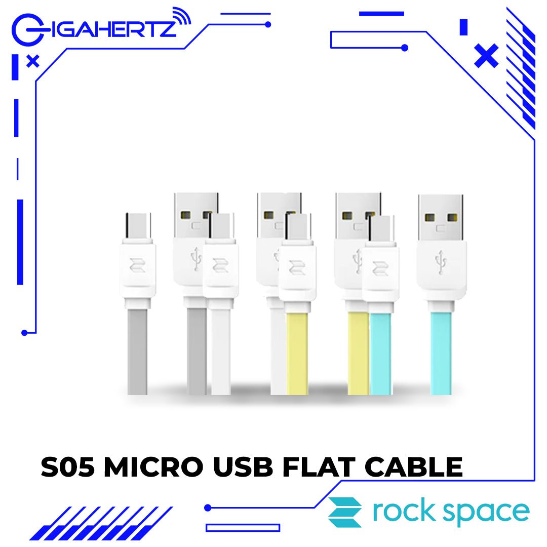 Rockspace S05 Micro USB Flat Cable (2.0 MAH) | Gigahertz