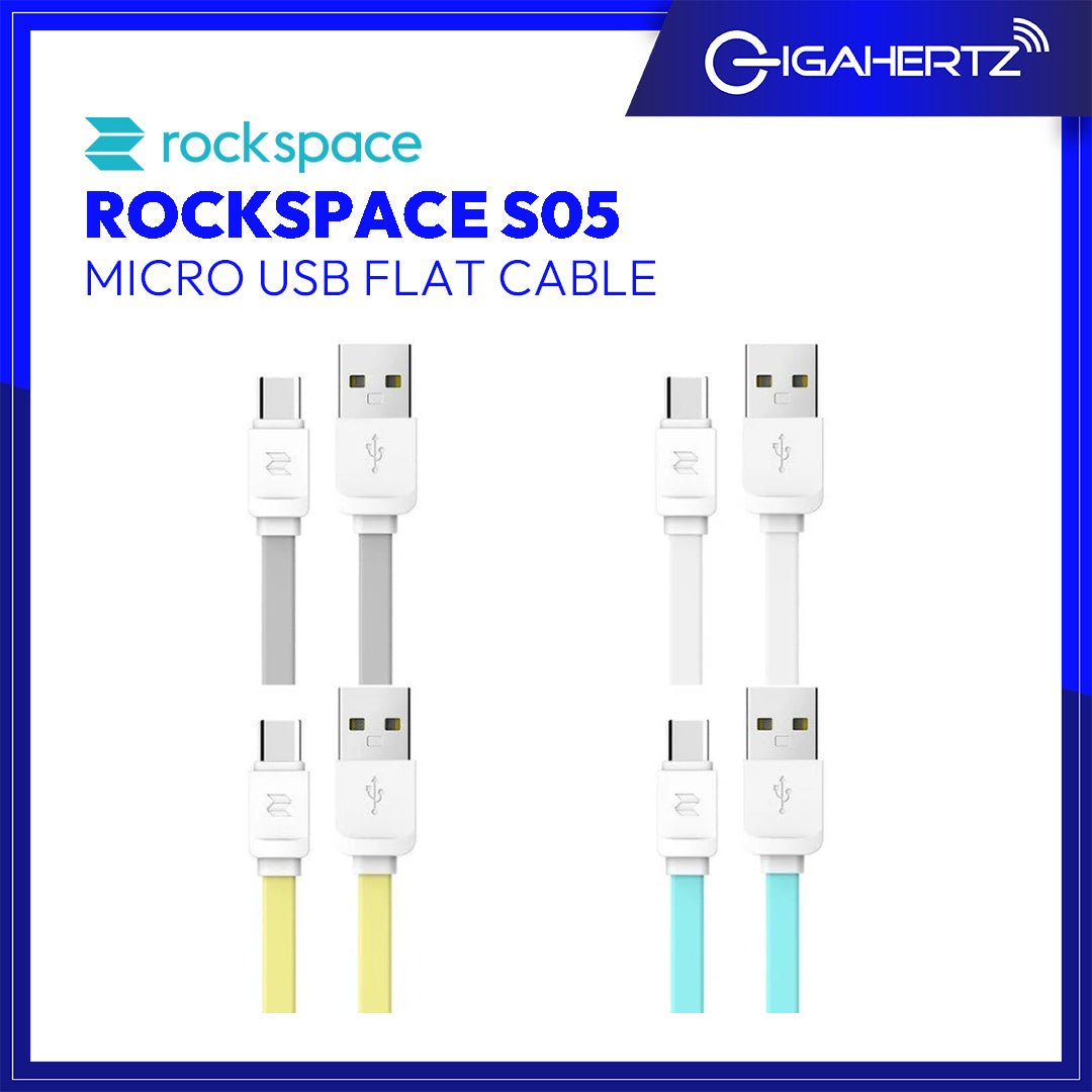 Rockspace S05 Micro USB Flat Cable (2.0 MAH) | Gigahertz