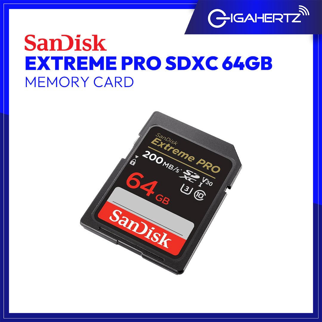 Sandisk Extreme PRO SDXC 64GB | Gigahertz