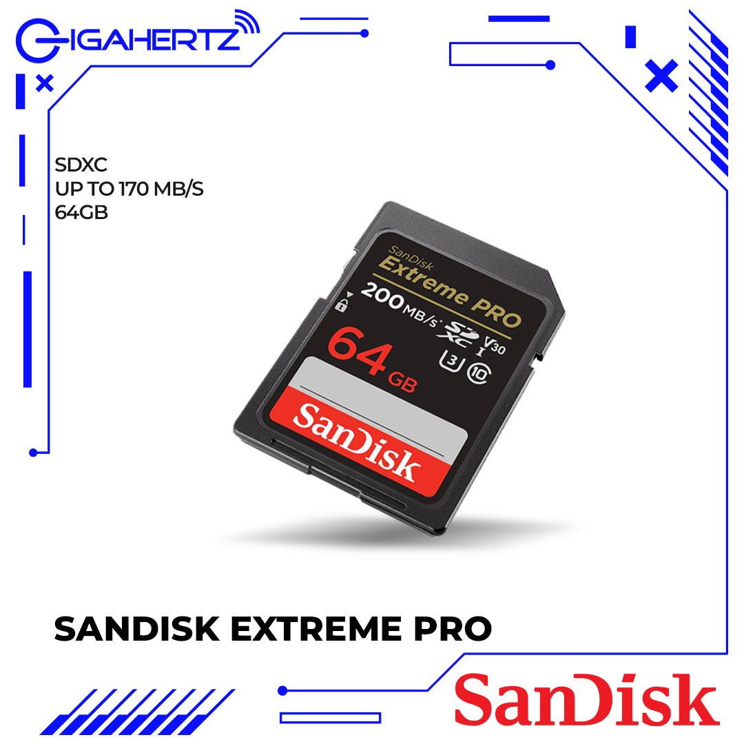 Sandisk Extreme PRO SDXC 64GB | Gigahertz