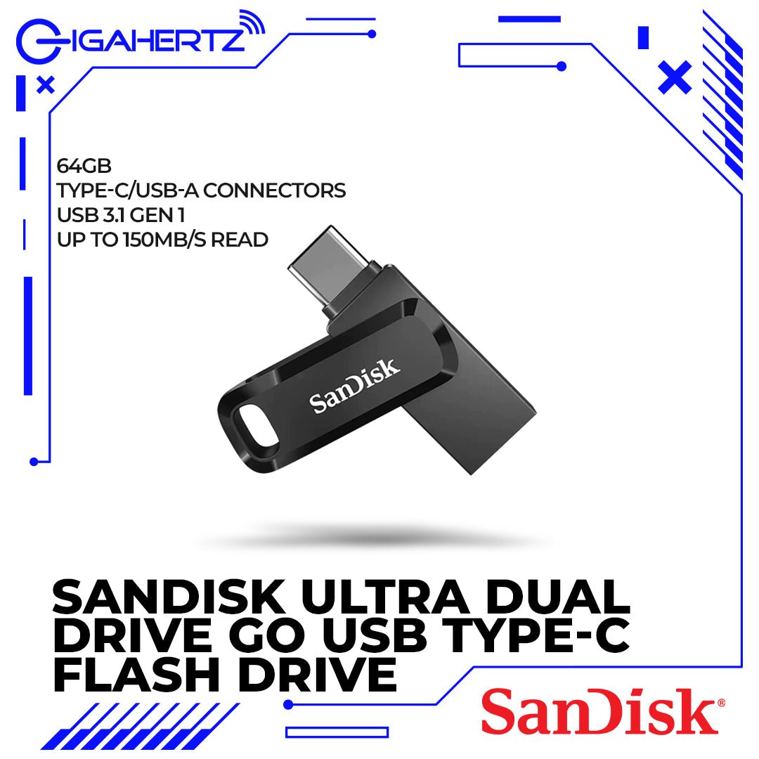 SanDisk Ultra Dual Drive Go USB Type - C Flash Drive | Gigahertz