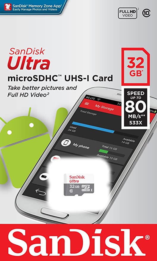 SanDisk Ultra SDSQUNS - 032G - GN3MN | Gigahertz