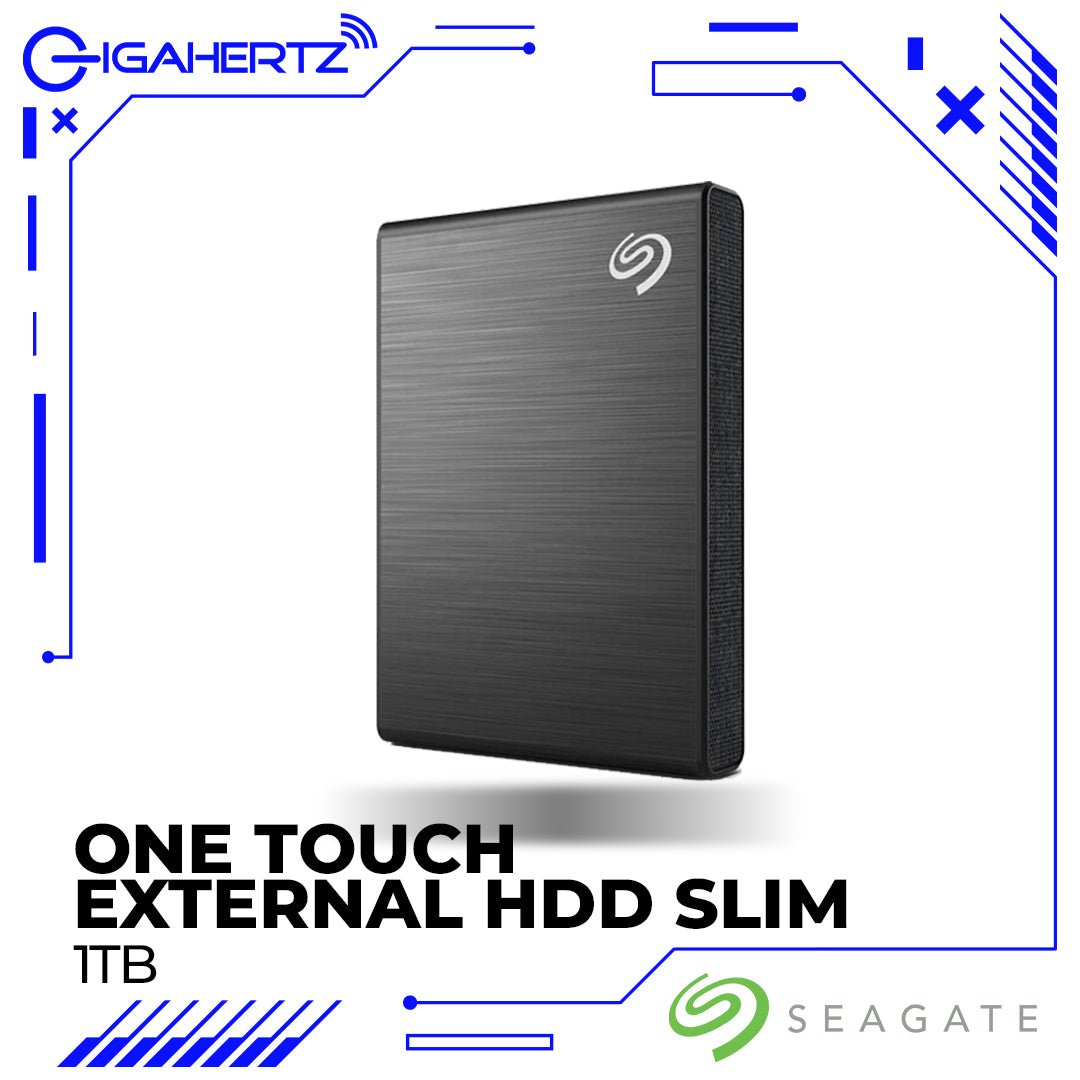 Seagate 1TB One Touch External HDD Slim | Gigahertz