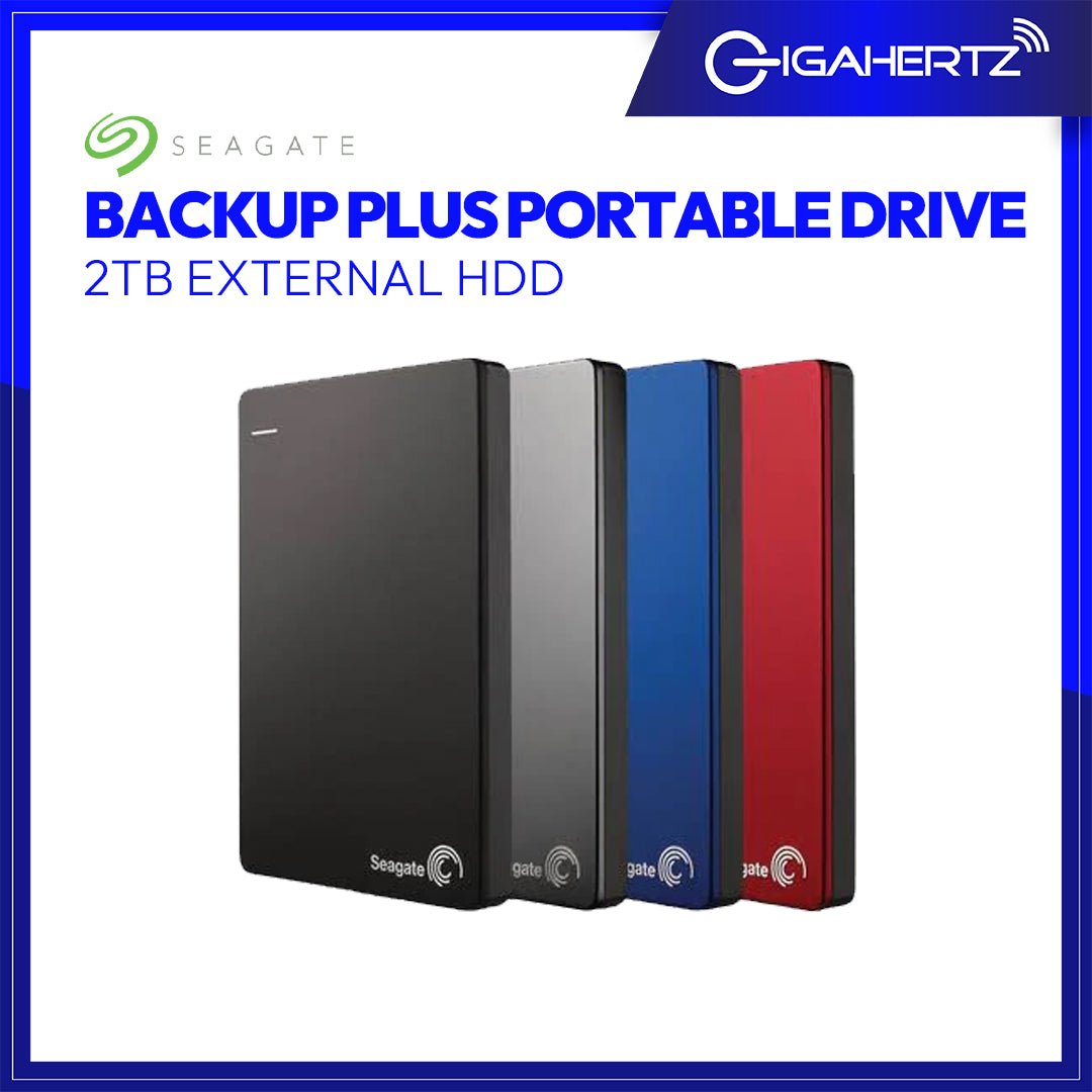 Seagate Backup Plus Portable Drive 2TB | Gigahertz