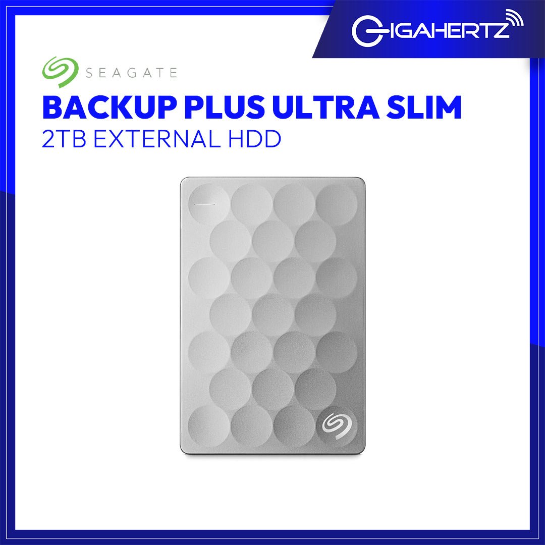 Seagate Backup Plus Ultra Slim 2TB | Gigahertz