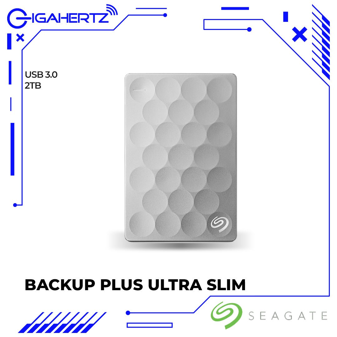 Seagate Backup Plus Ultra Slim 2TB | Gigahertz