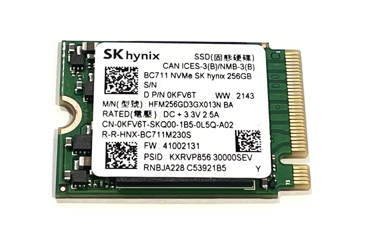 Sk Hynix 256GB NVMe PCIe | Gigahertz