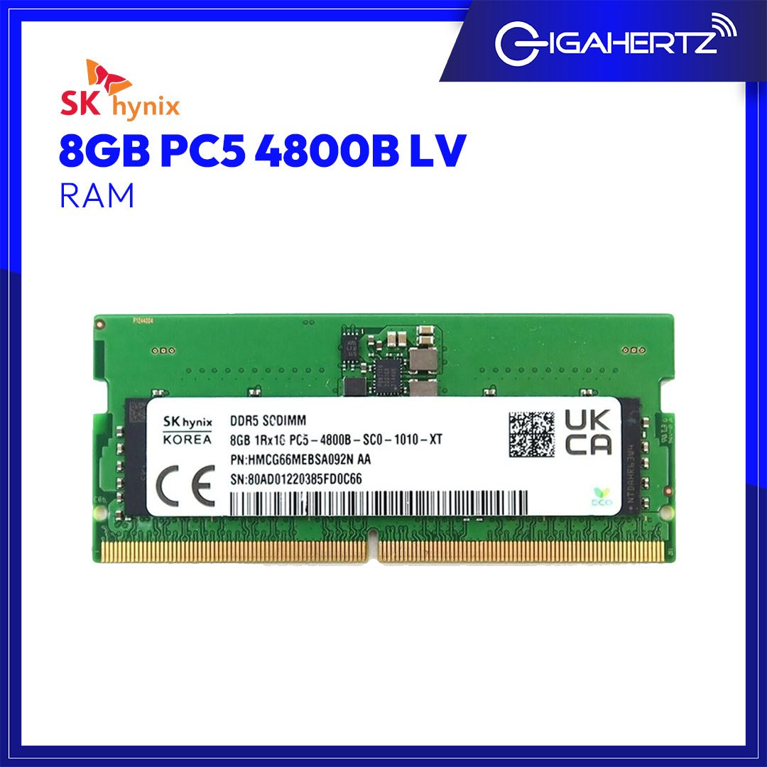 SK Hynix 8GB PC5 4800B LV | Gigahertz