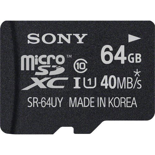 Sony 64GB microSDXC Class 10 UHS - 1 Memory Card | Gigahertz