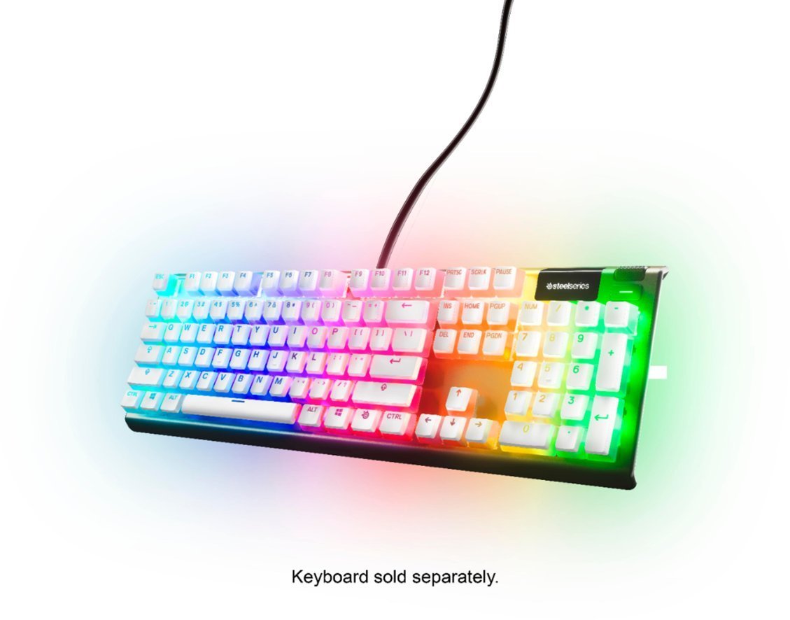 SteelSeries PRISMCAPS Universal Double Shot PBT Keycaps | Gigahertz