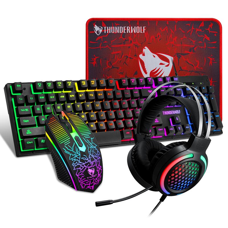 Thunder Wolf TF400 4 in 1 Gaming Combo | Gigahertz