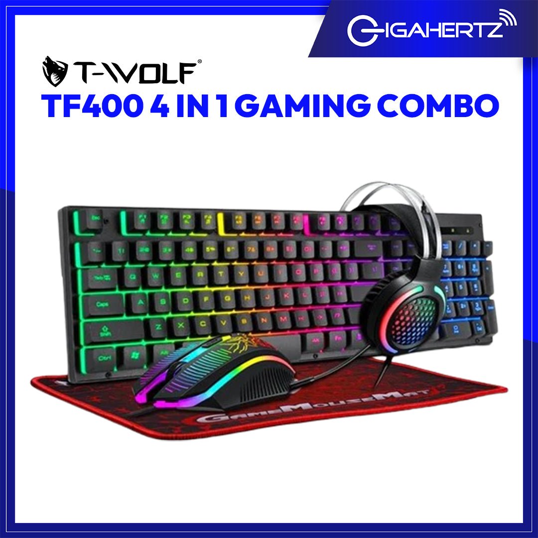 Thunder Wolf TF400 4 in 1 Gaming Combo | Gigahertz