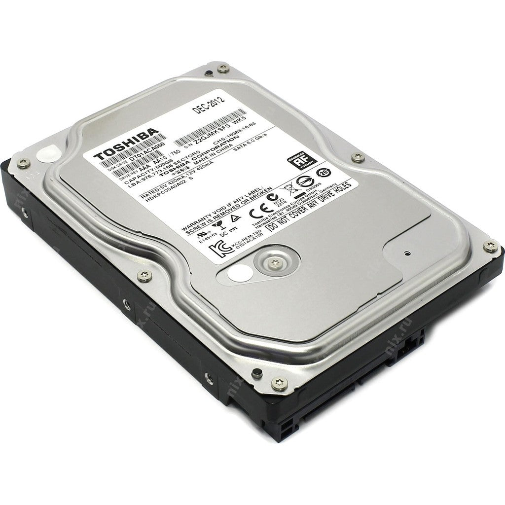 Toshiba DT01ACA050 500GB Internal HDD | Gigahertz