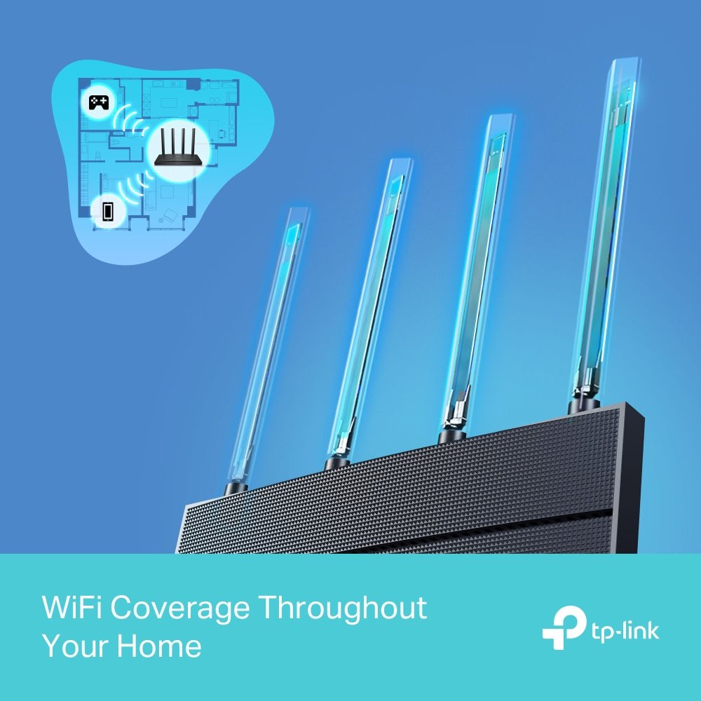 TP - Link Archer AX12 AX1500 Wi - Fi 6 Router | Gigahertz