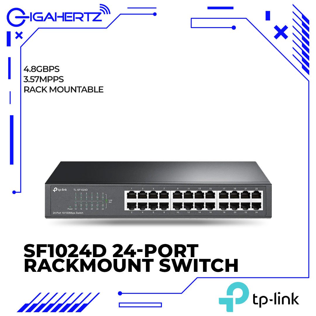 TP - Link SF1024D 24 - port 10/100Mbps Desktop/Rackmount Switch | Gigahertz