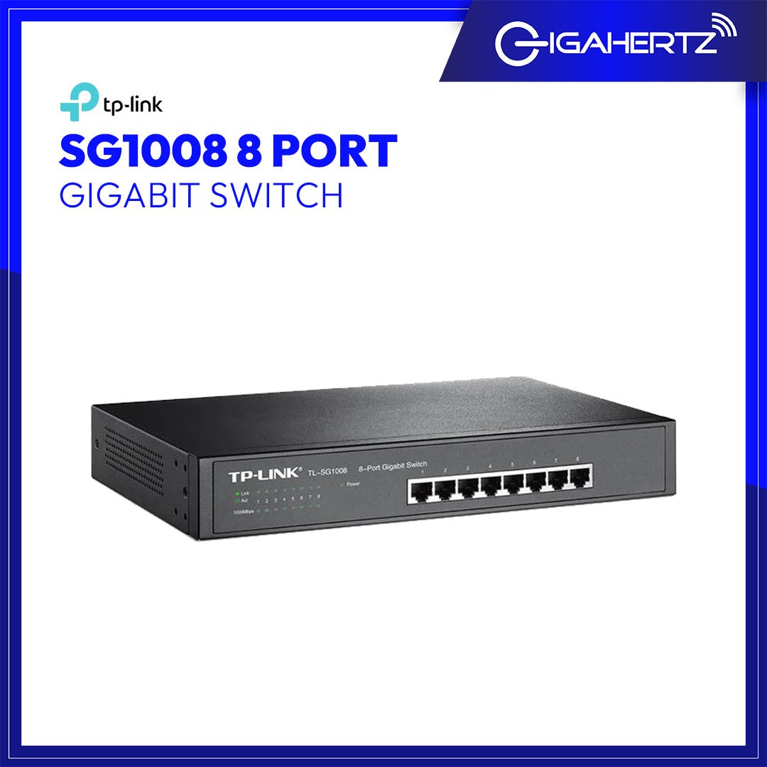 TP - Link SG1008 8 Port Gigabit Switch | Gigahertz