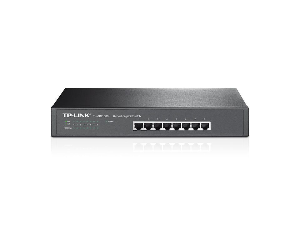 TP - Link SG1008 8 Port Gigabit Switch | Gigahertz