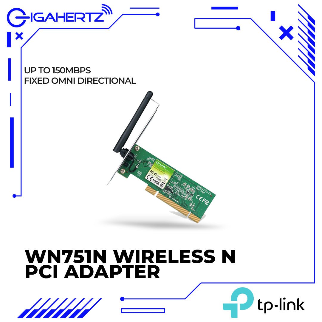 TP - Link WN751N 150Mbps Wireless N PCI Adapter | Gigahertz