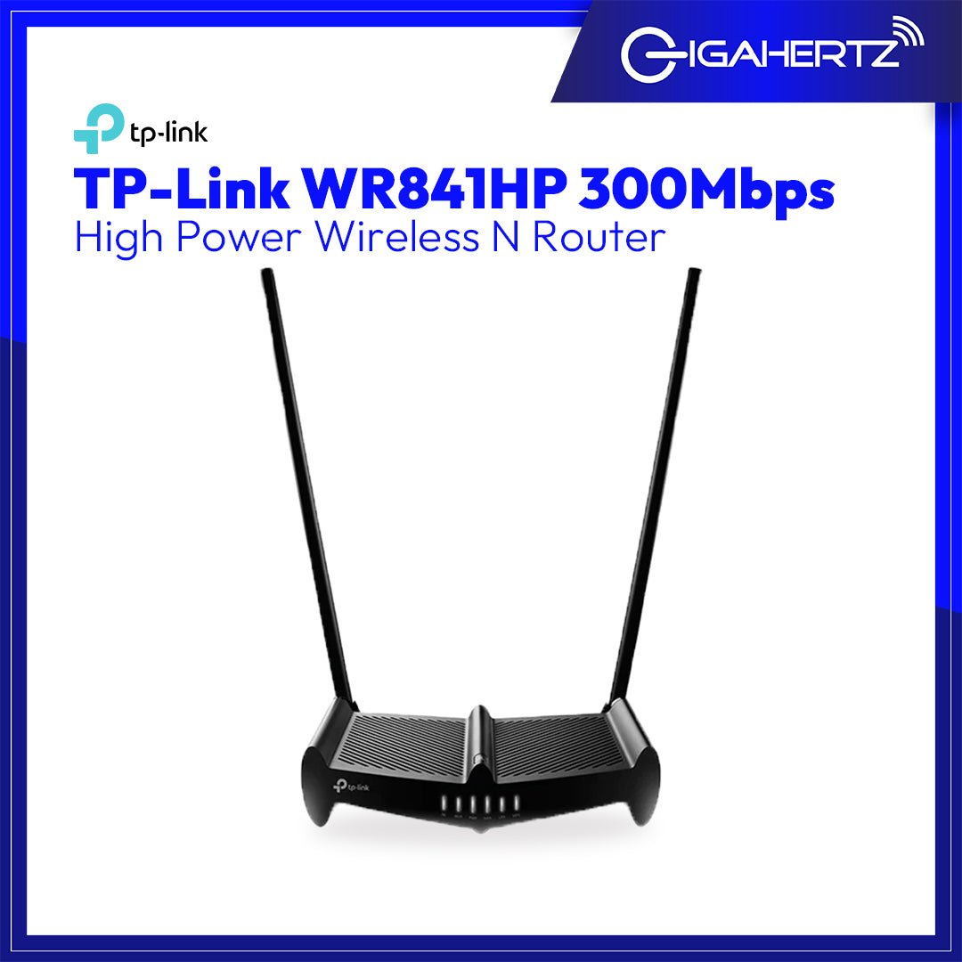 TP - Link WR841HP 300Mbps High Power Wireless N Router | Gigahertz