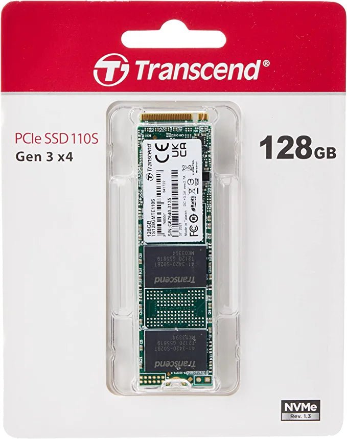 Transcend 128GB M.2 PCIE 2280 | Gigahertz