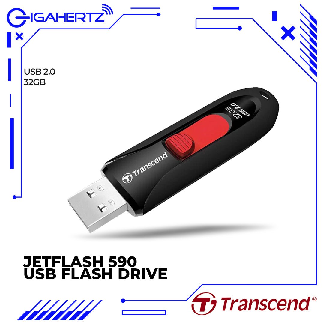 Transcend JetFlash 590 - USB flash drive - 32 GB | Gigahertz