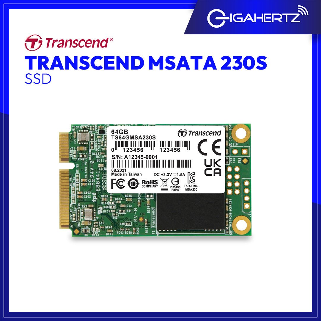 Transcend mSATA SSD 230S | Gigahertz