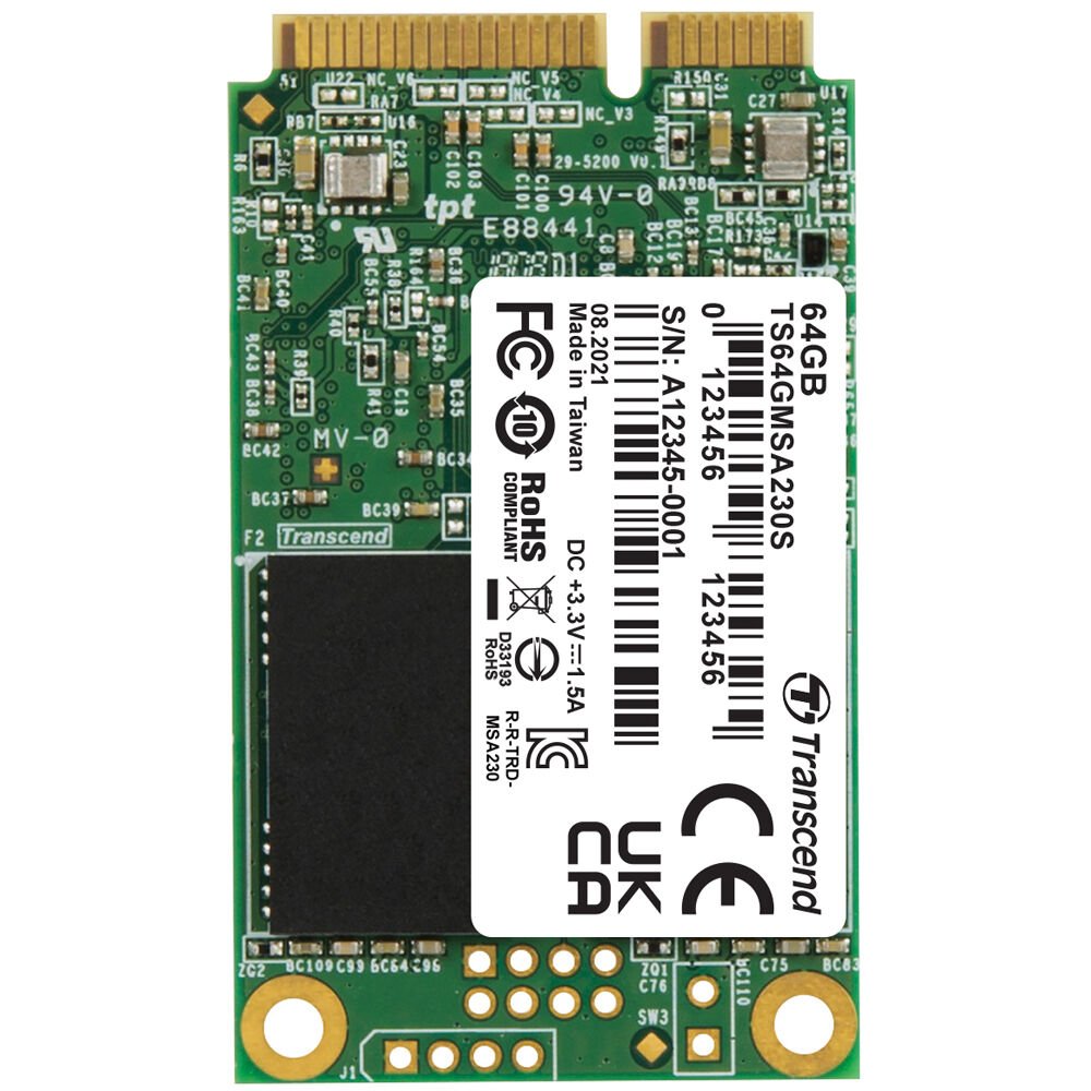 Transcend mSATA SSD 230S | Gigahertz