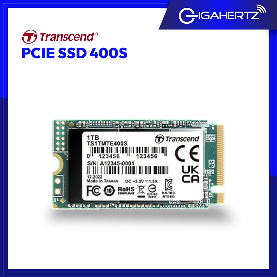 Transcend PCIe SSD 400S | Gigahertz