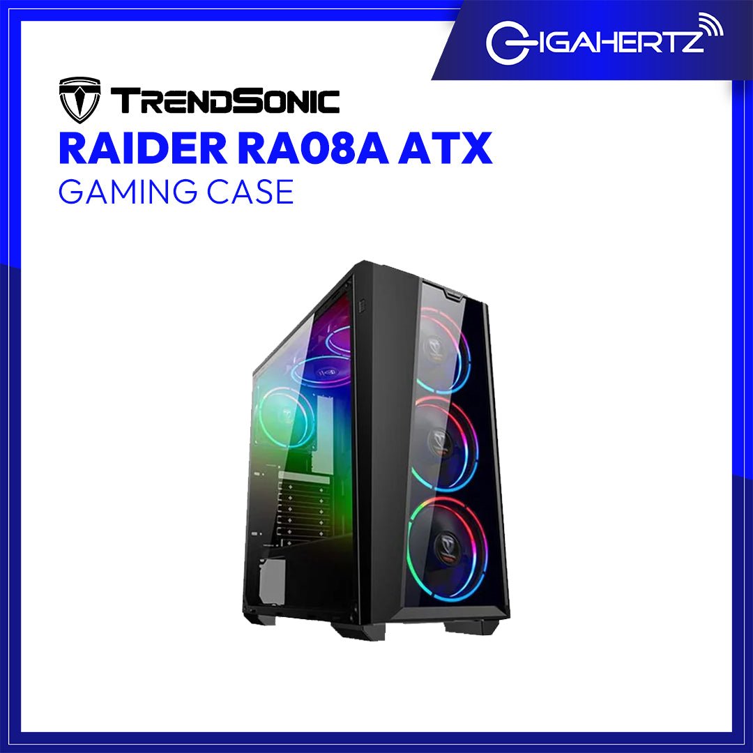 Trendsonic RAIDER RA08A ATX Gaming Case | Gigahertz