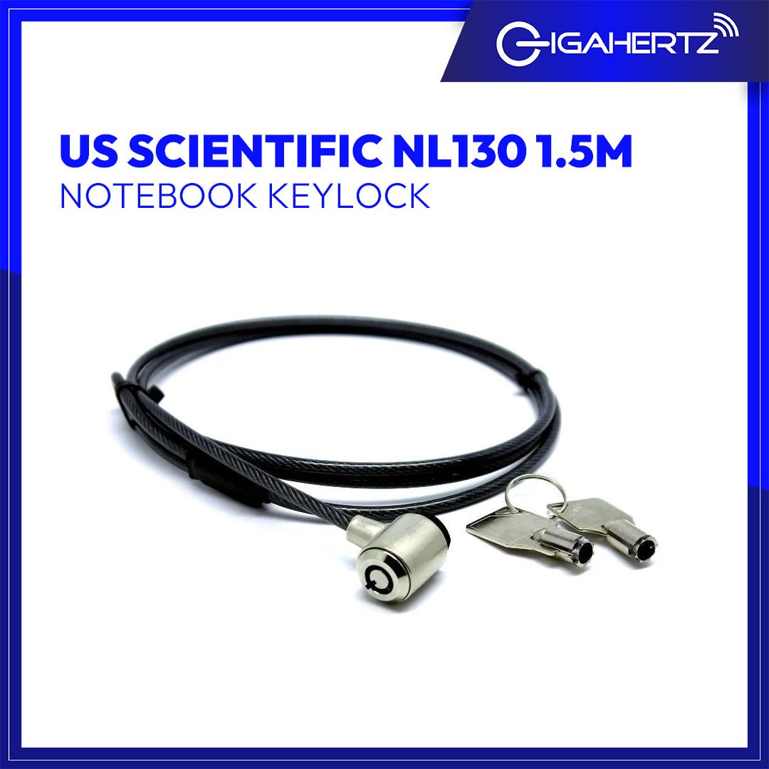 US Scientific NL130 Notebook Keylock 1.5M | Gigahertz