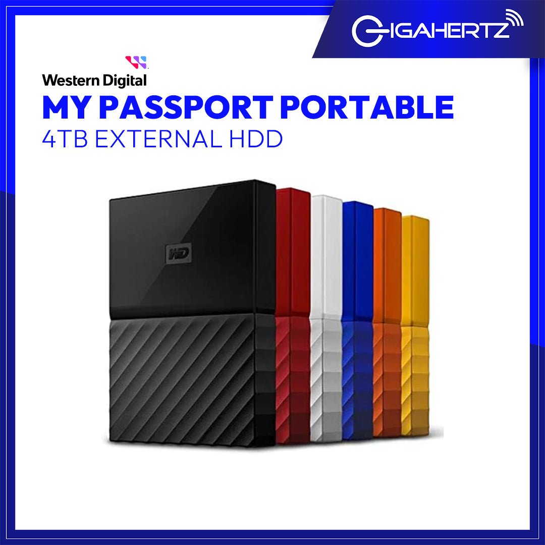 Western Digital My Passport Portable 4TB | Gigahertz