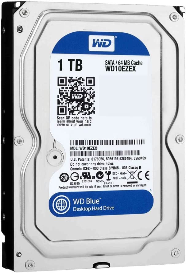 Western Digital WD10EZEX 1TB 7200 RPM Internal HDD | Gigahertz