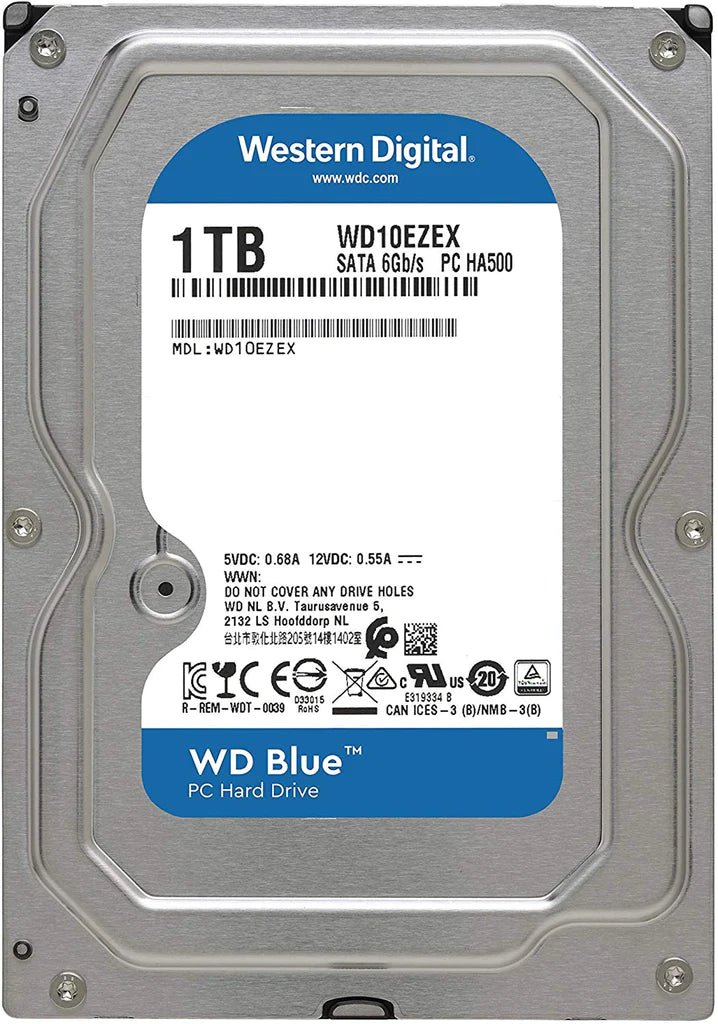 Western Digital WD10EZEX 1TB 7200 RPM Internal HDD | Gigahertz