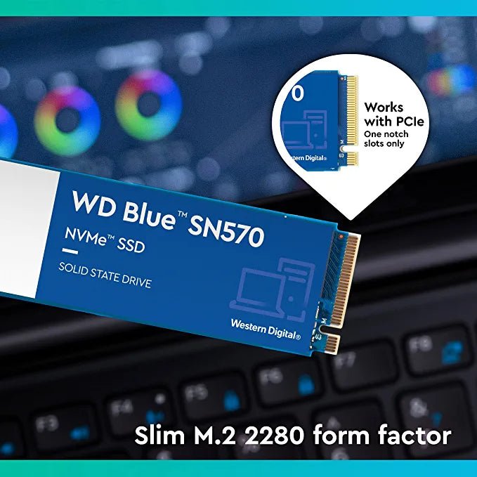 Western Digital WDS500G3B0C 500GB M.2 2280 PCIe BLUE NVME | Gigahertz