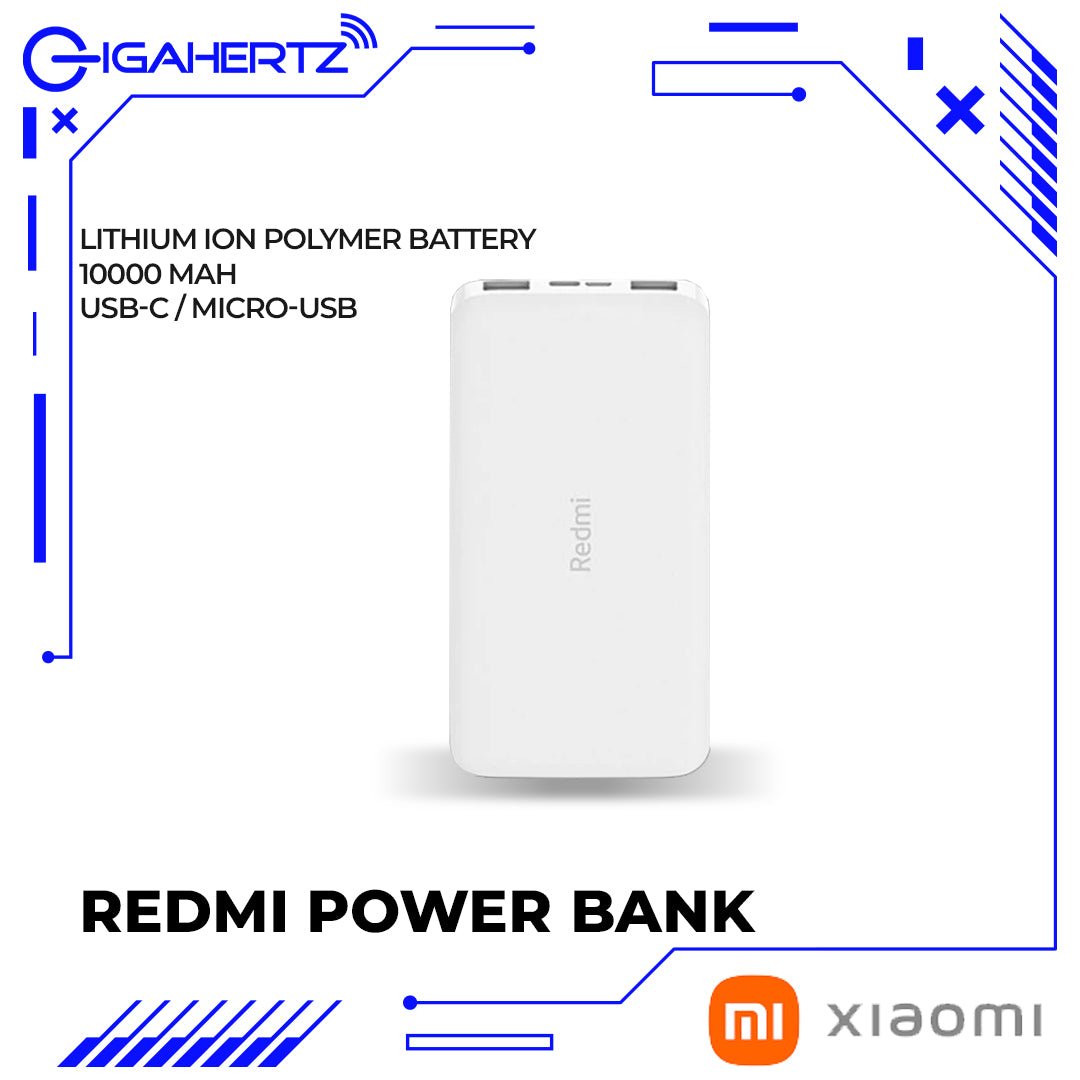 Xiaomi 10000 mAh Redmi Power Bank | Gigahertz