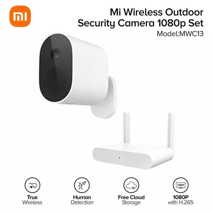 Xiaomi Mi Wireless Outdoor Security Camera 1080p Set | Gigahertz