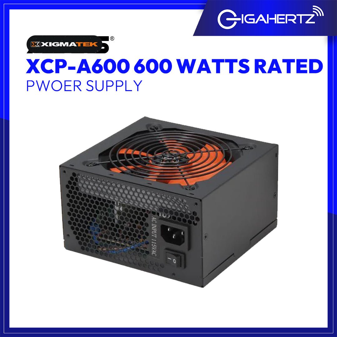 XIGMATEK XCP - A600 600 Watts Rated PSU | Gigahertz