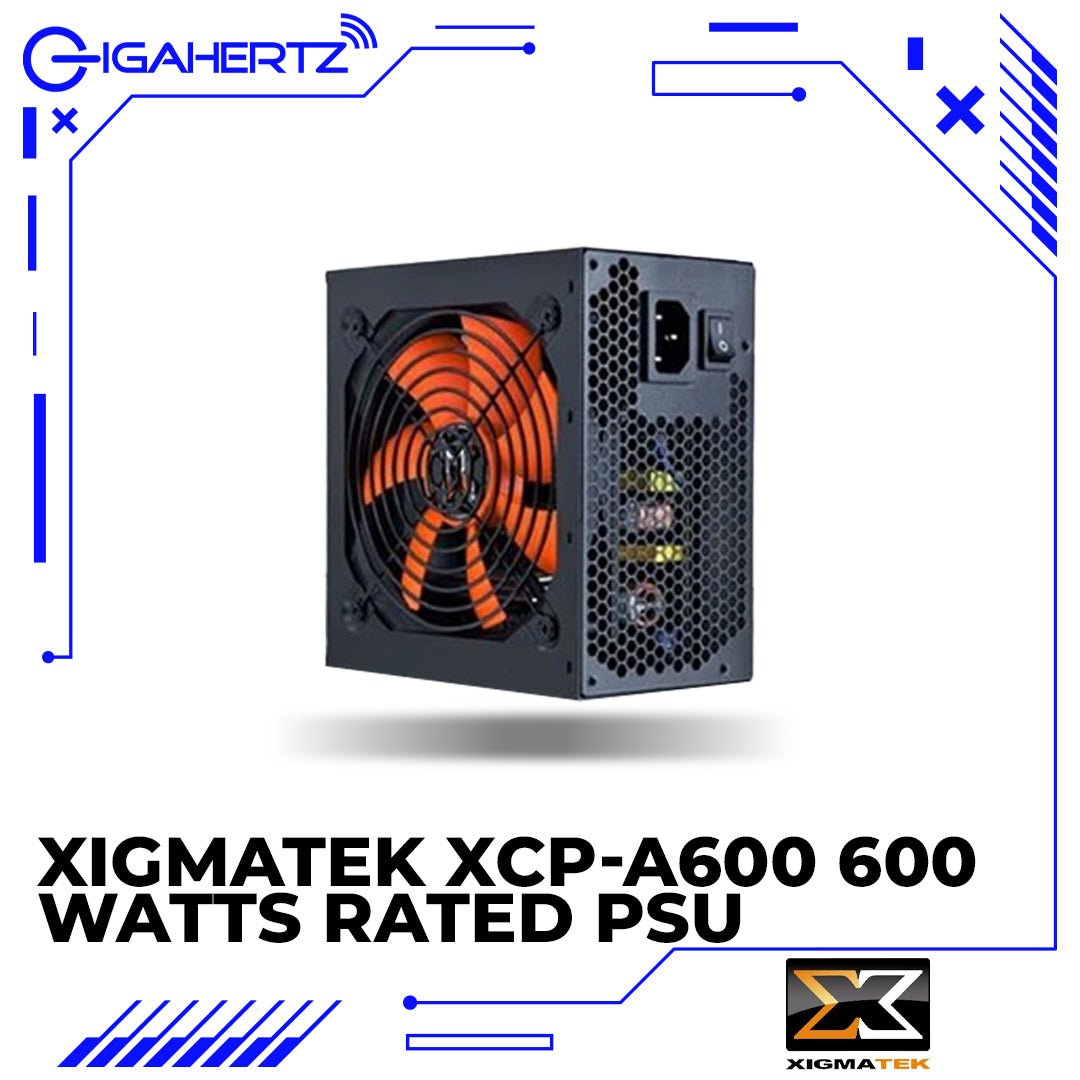 XIGMATEK XCP - A600 600 Watts Rated PSU | Gigahertz