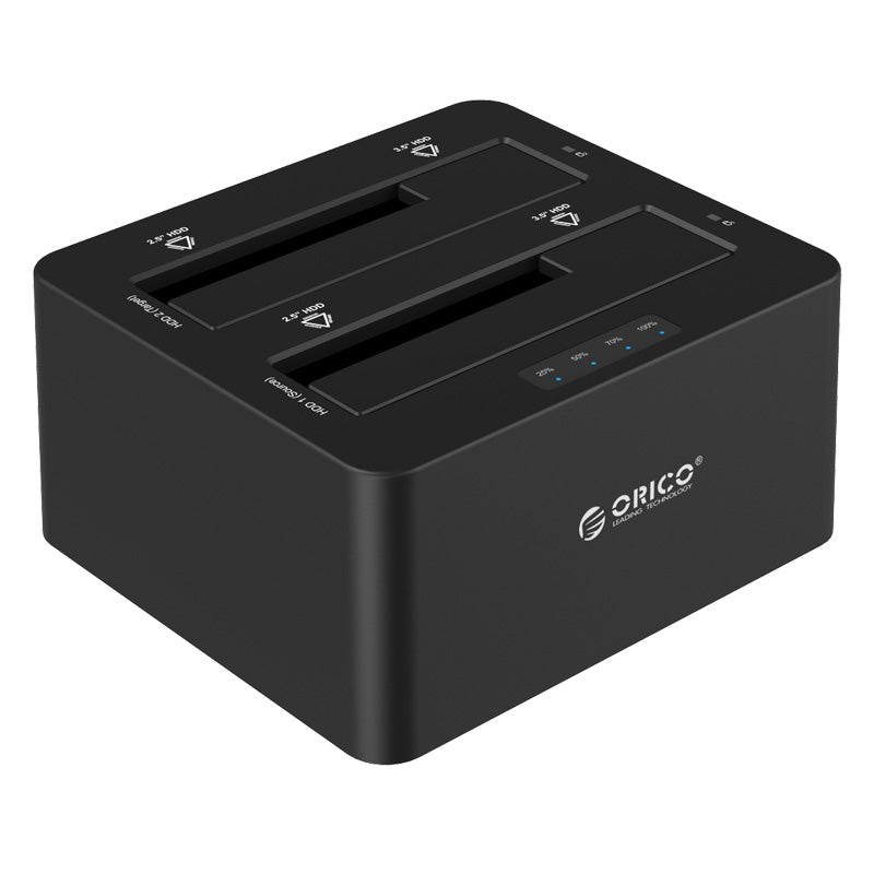 Orico 2.5 / 3.5 Inch 2 Bay USB3.0 1 To 1 Clone Hard Drive Dock
