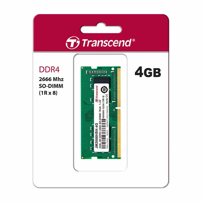 Transcend DDR4-2666 Unbuffered SO-DIMM JM2666HS