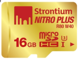 Strontium NITRO PLUS MicroSDHC Card 3-in-1