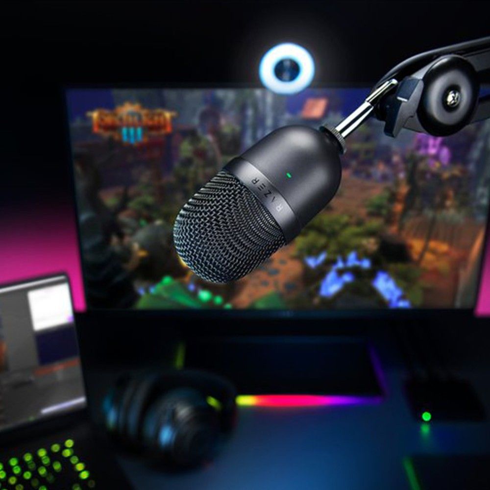 Razer Seiren Mini Wired Ultra-Compact Condenser Microphone